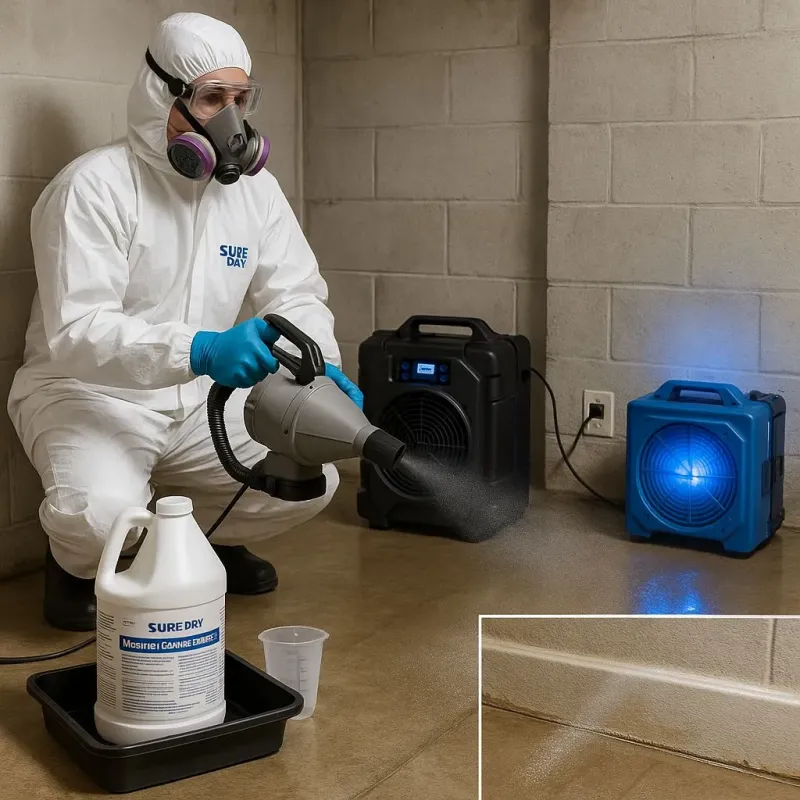 Sanitization and Odor Removal process in Blue Ash, OH