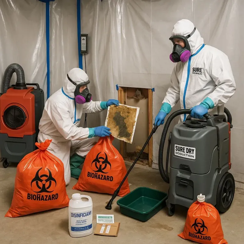 Contaminated Water Handling Protocols process in Blue Ash, OH